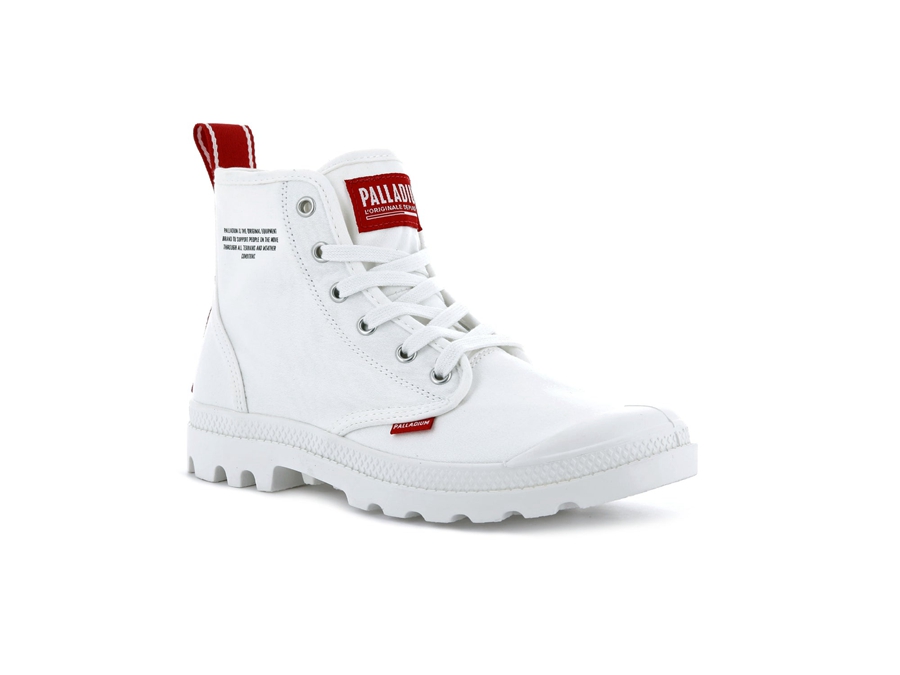 Palladium Pampa Hi Dare Bianche | TQF219UY