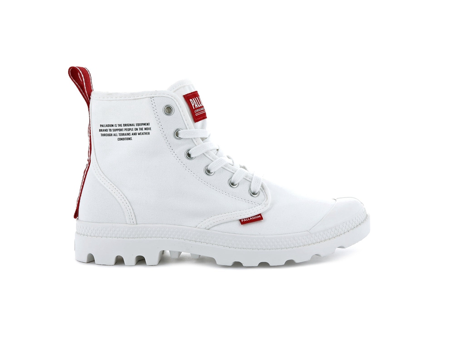 Palladium Pampa Hi Dare Bianche | TQF219UY