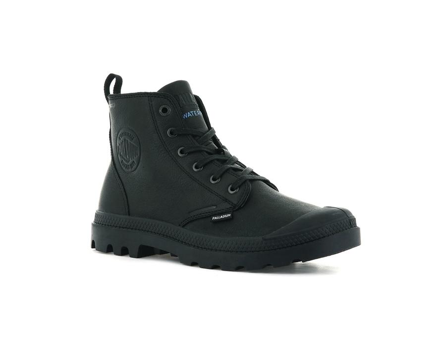 Palladium Pampa Hi Ess Pelle Wp+ Nere | EAX7263GL