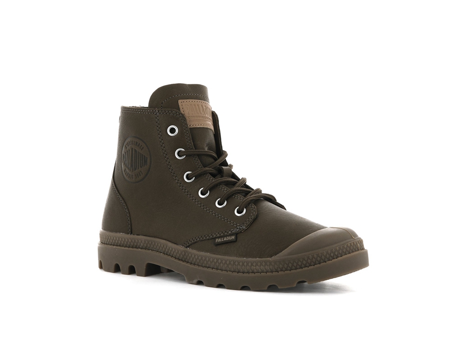 Palladium Pampa Hi Pelle Ul Cioccolato | BCJ6610PR