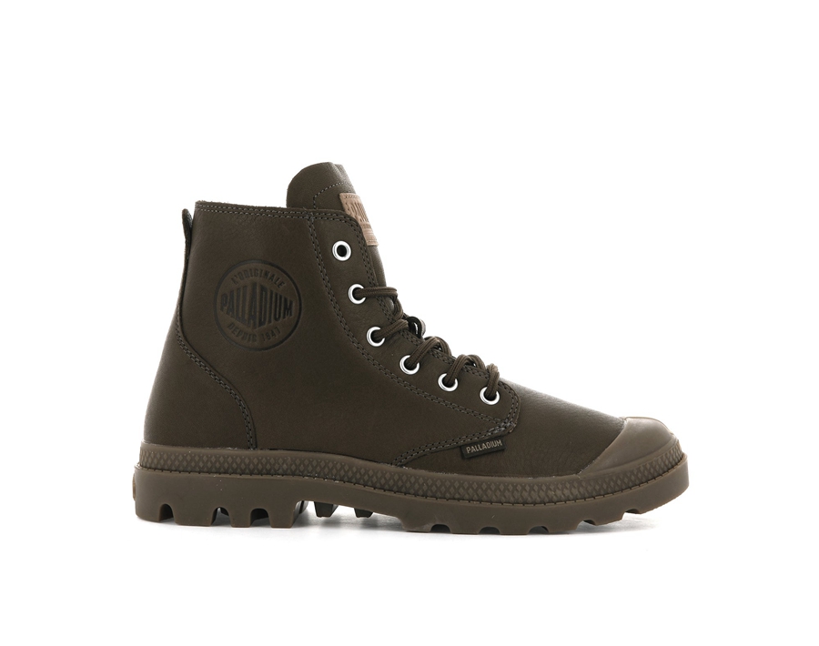 Palladium Pampa Hi Pelle Ul Cioccolato | BCJ6610PR