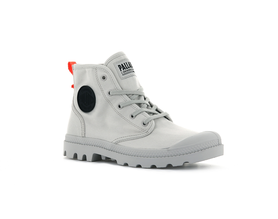 Palladium Pampa Hi Twill Grigie | IAE1010YD