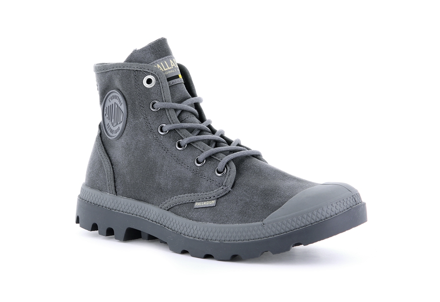 Palladium Pampa Hi Wax Grigie | PNR1644ZN