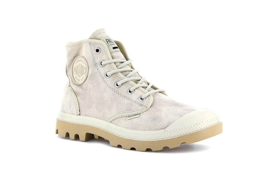 Palladium Pampa Hi Wax Khaki Chiaro | FFC8018QN