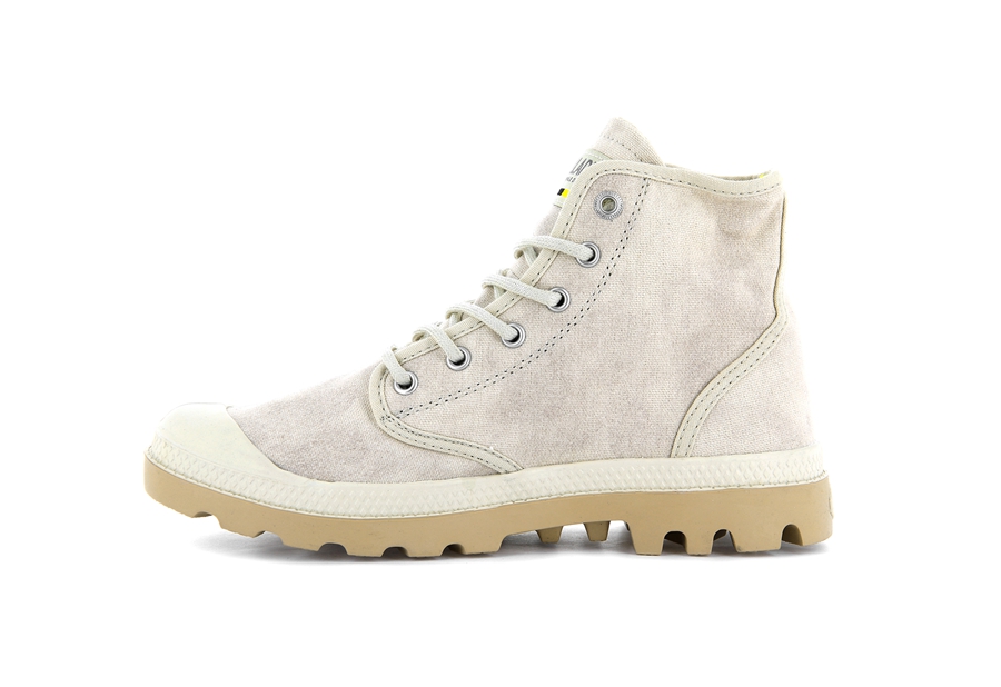 Palladium Pampa Hi Wax Khaki Chiaro | FFC8018QN