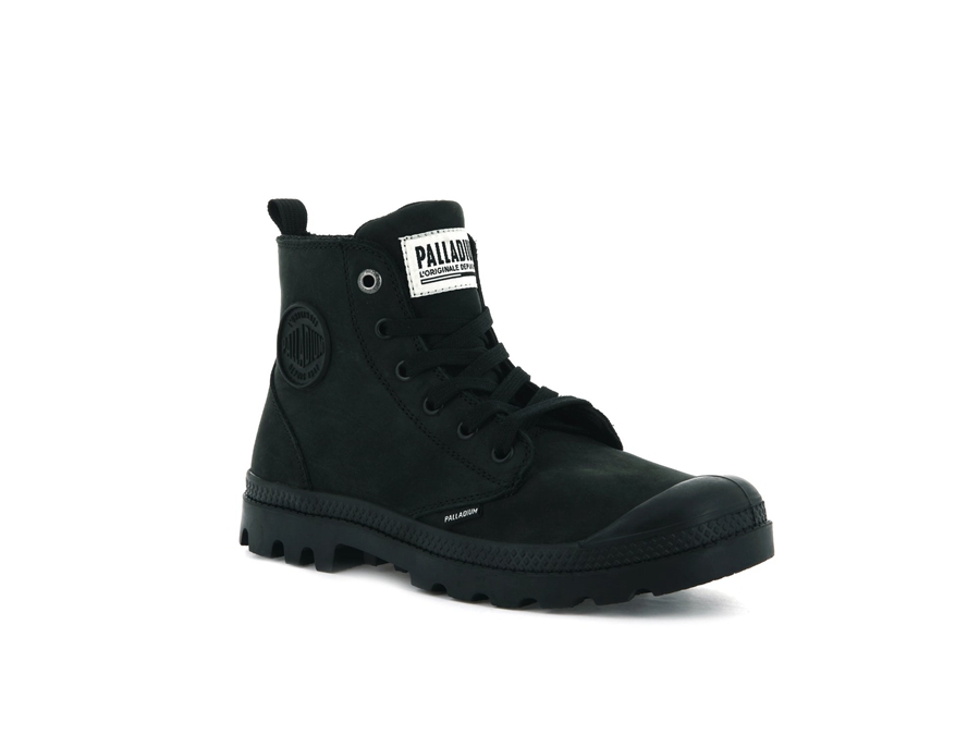 Palladium Pampa Hi Zip Nubuck Nere | IIG5371GE