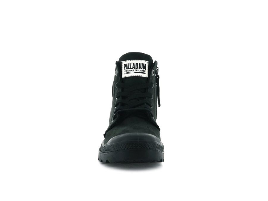 Palladium Pampa Hi Zip Nubuck Nere | IIG5371GE