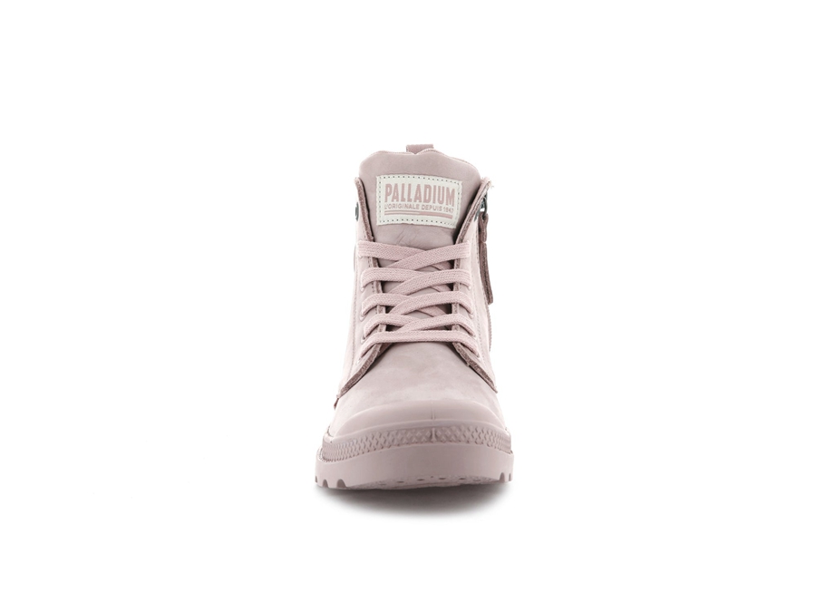 Palladium Pampa Hi Zip Nubuck Rosa | ZED6376LG