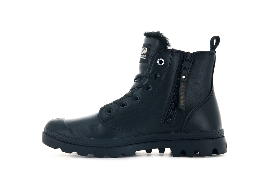 Palladium Pampa Hi Zip Pelle S Nere | GYA9036AE