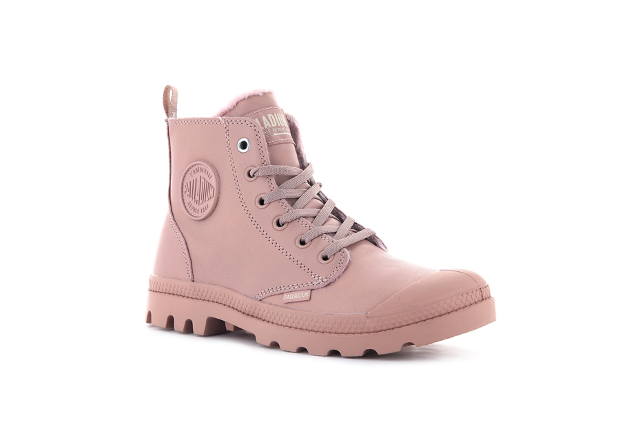 Palladium Pampa Hi Zip Pelle S Rosa | GAH4773QL