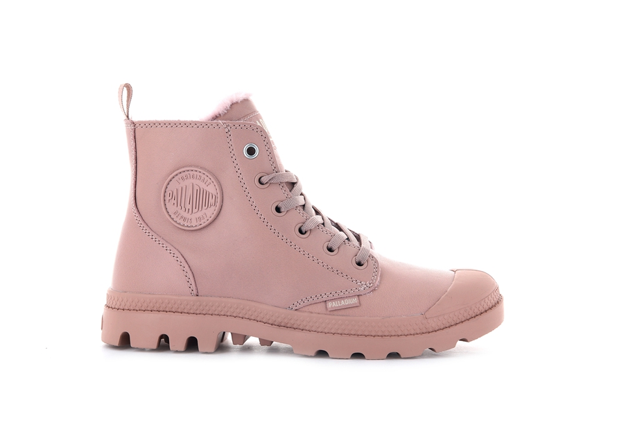 Palladium Pampa Hi Zip Pelle S Rosa | GAH4773QL