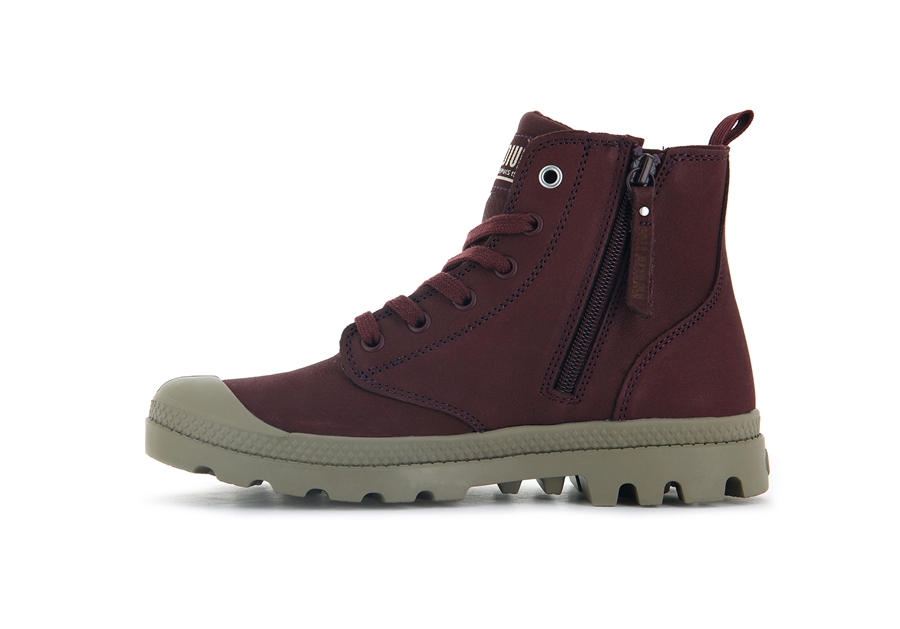 Palladium Pampa Hi Zip Sl Cioccolato | VOU1519CK