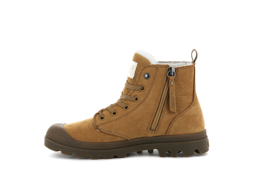 Palladium Pampa Hi Zip Wl Oro | ZQO5278QD