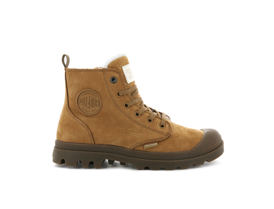 Palladium Pampa Hi Zip Wl Oro | ZQO5278QD