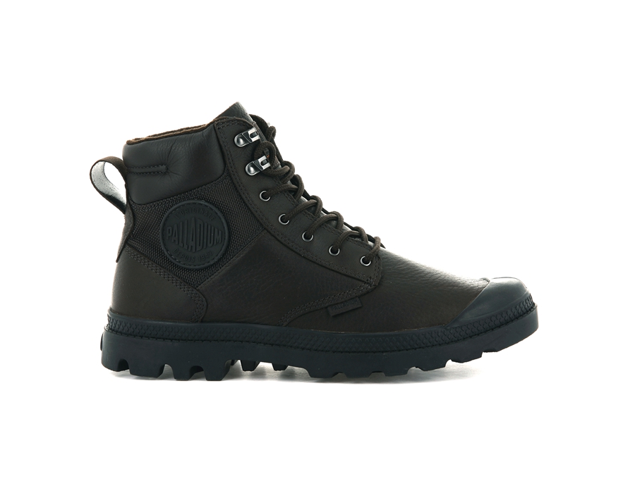 Palladium Pampa Shield Wp+ Lth Marroni Scuro | WEB4978PI