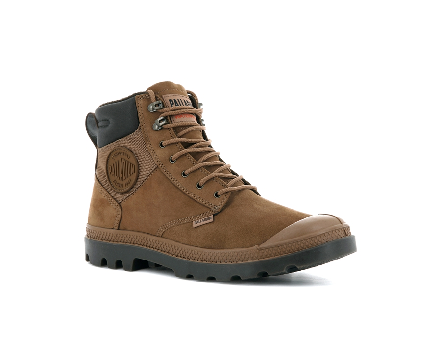 Palladium Pampa Shield Wp+ Lux Cioccolato | JEP5169VM