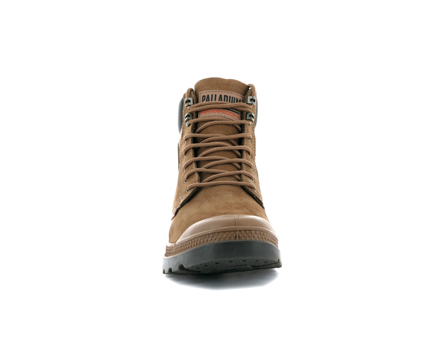 Palladium Pampa Shield Wp+ Lux Cioccolato | JEP5169VM