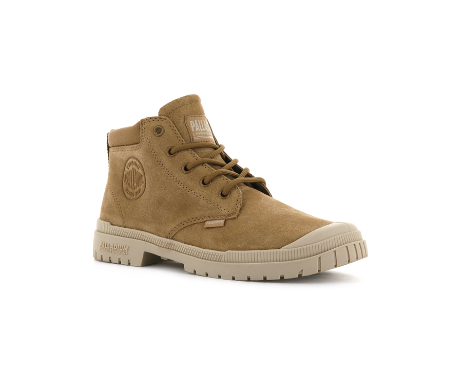 Palladium Pampa Sp20 Cuff Low Marroni | IQQ5553PF