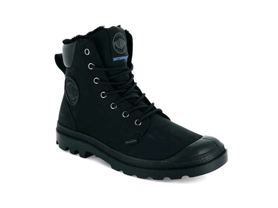 Palladium Pampa Sport Cuff Wps Nere | FPO10057WC