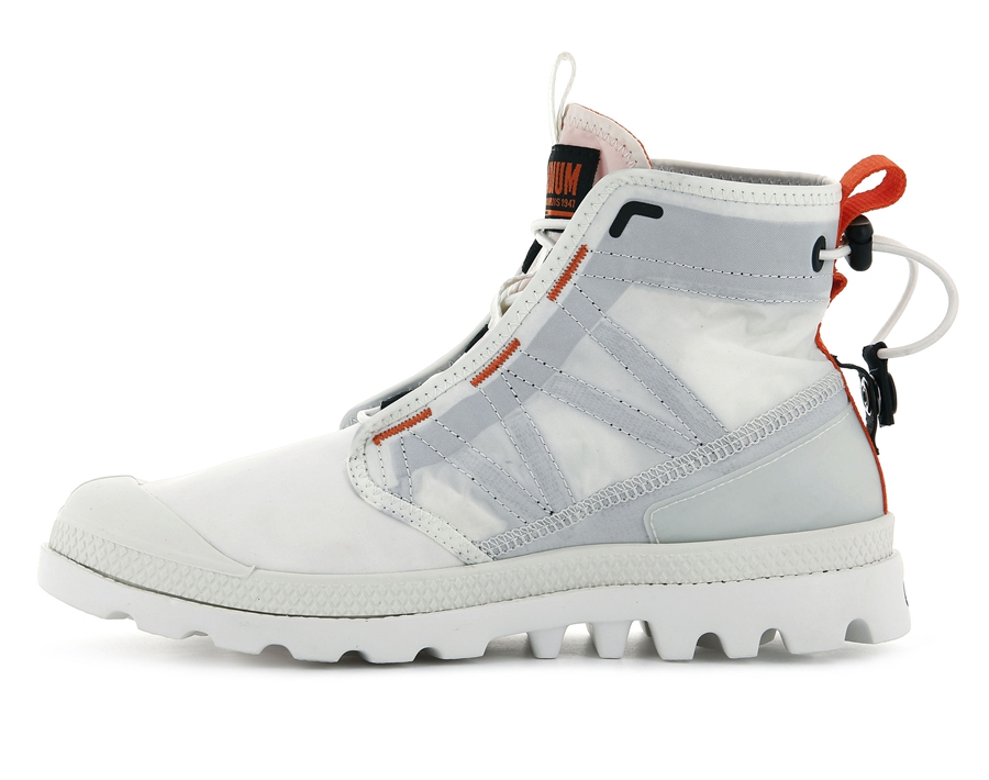 Palladium Pampa Travel Lite Bianche | XKJ7551YC