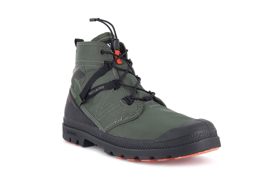 Palladium Pampa Travel Lite+ Impermeabili Verde Oliva | ZLD7172XG