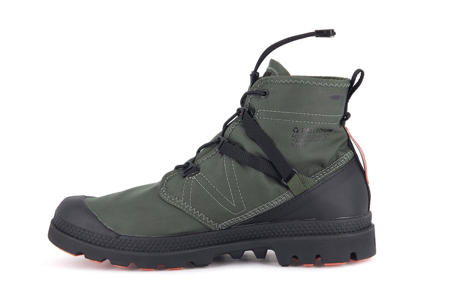 Palladium Pampa Travel Lite+ Impermeabili Verde Oliva | ZLD7172XG