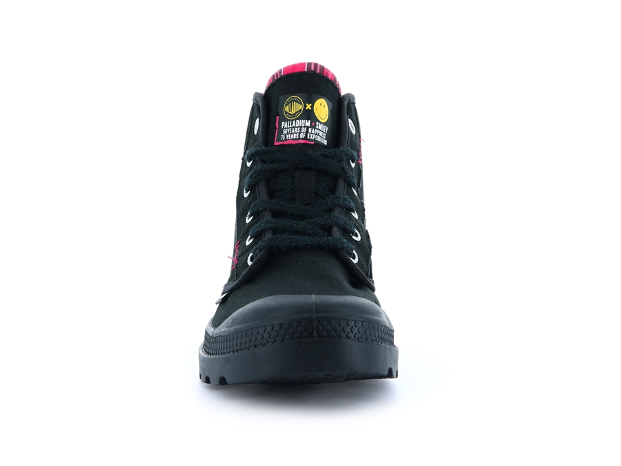 Palladium Pampa X Smiley 1970 Nere | DSQ6913SW