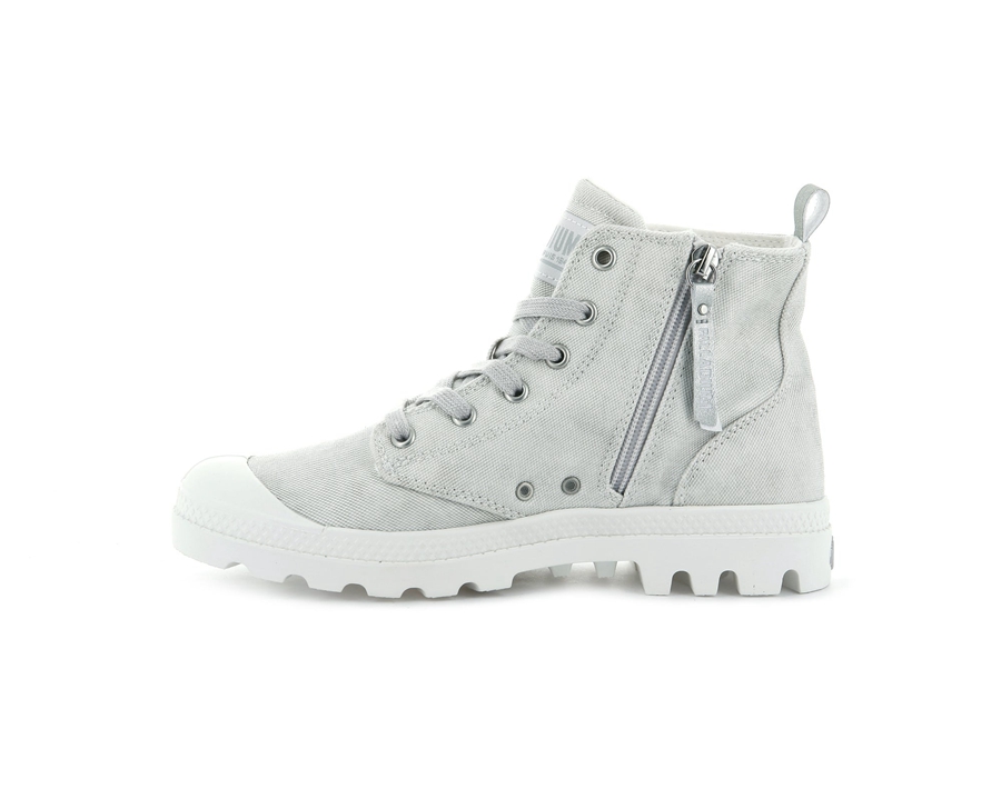 Palladium Pampa Zip Desertwash Bianche | PJG7133AG