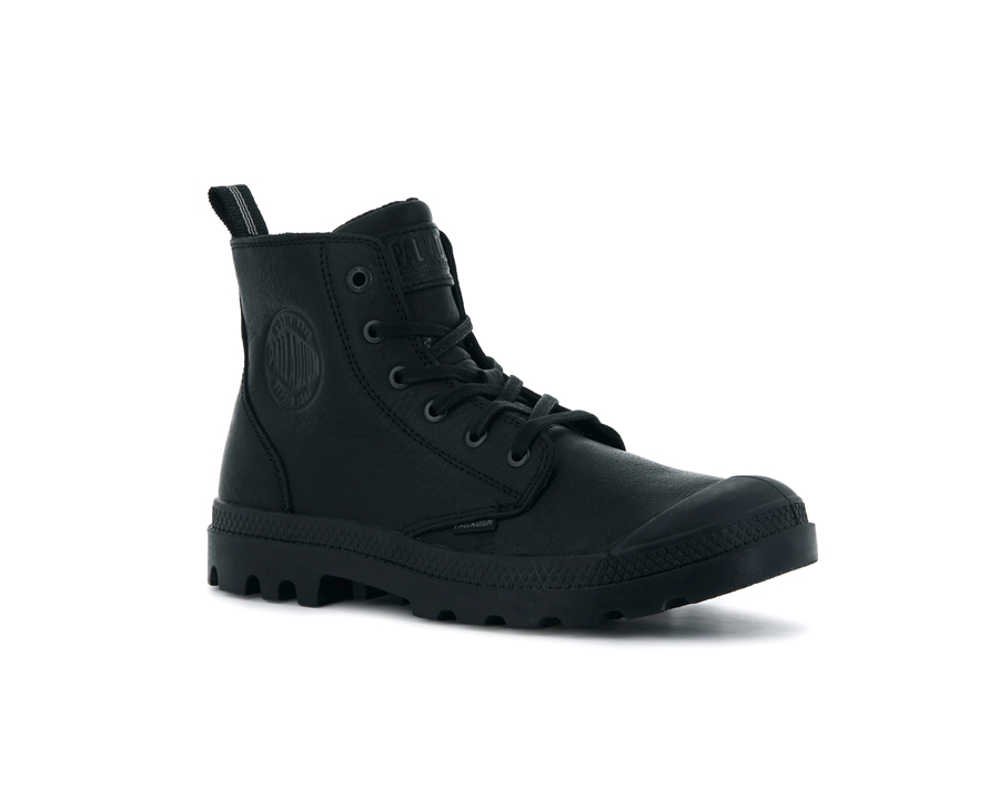 Palladium Pampa Zip Pelle Ess Nere | LBD952DK