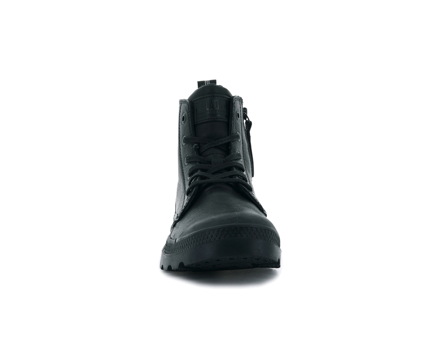 Palladium Pampa Zip Pelle Ess Nere | LBD952DK