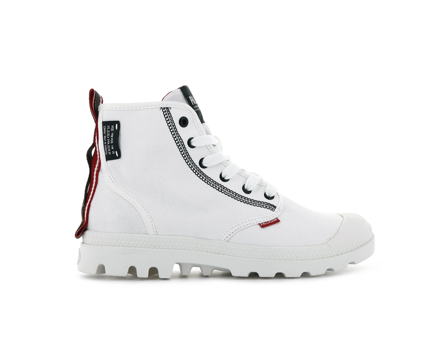 Palladium Pampa Dare 2 Survive Bianche | CBF5910ZM