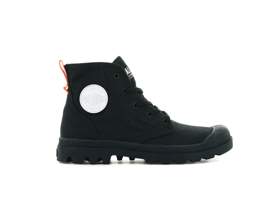 Palladium Pampa Hi Twill Nere | QNB4586DN