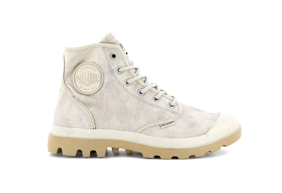 Palladium Pampa Hi Wax Khaki Chiaro | FFC8018QN