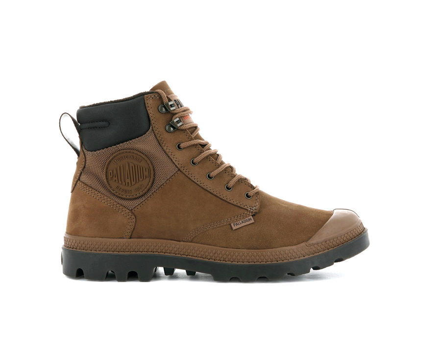 Palladium Pampa Shield Wp+ Lux Cioccolato | JEP5169VM