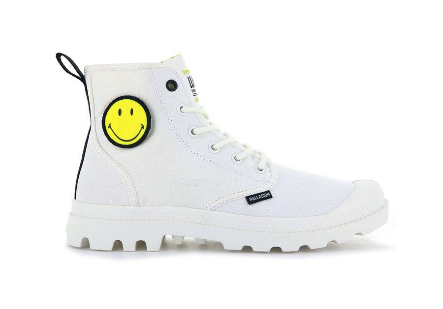 Palladium Pampa Smiley Change Bianche | FJI676JE