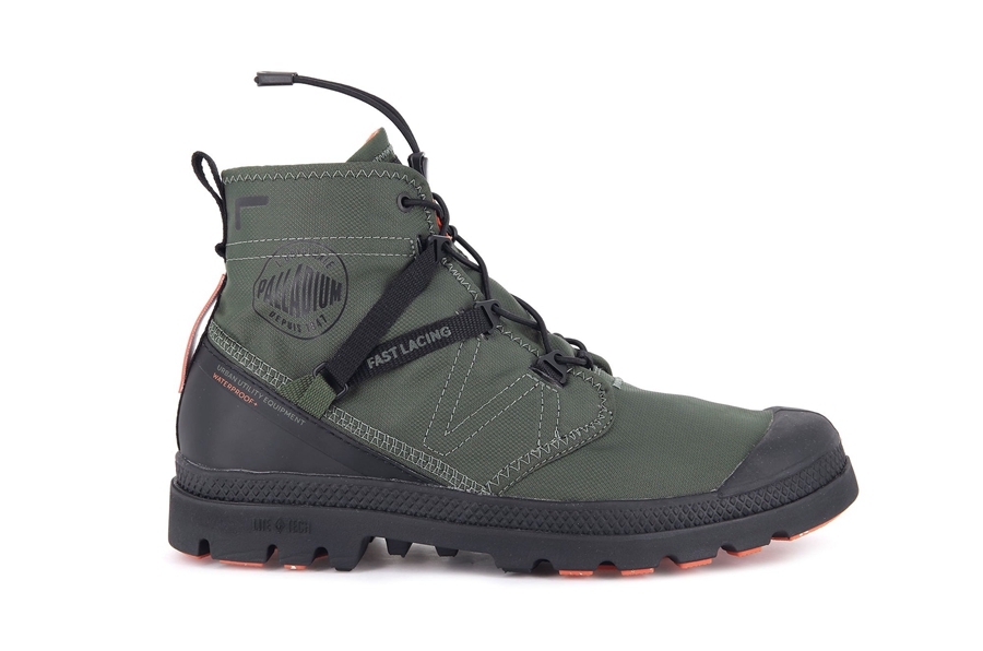 Palladium Pampa Travel Lite+ Impermeabili Verde Oliva | ZLD7172XG