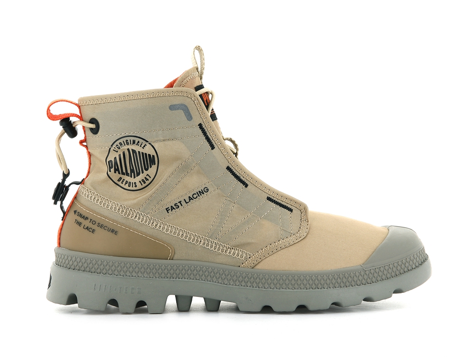 Palladium Pampa Travel Lite Khaki | CVP6092RG